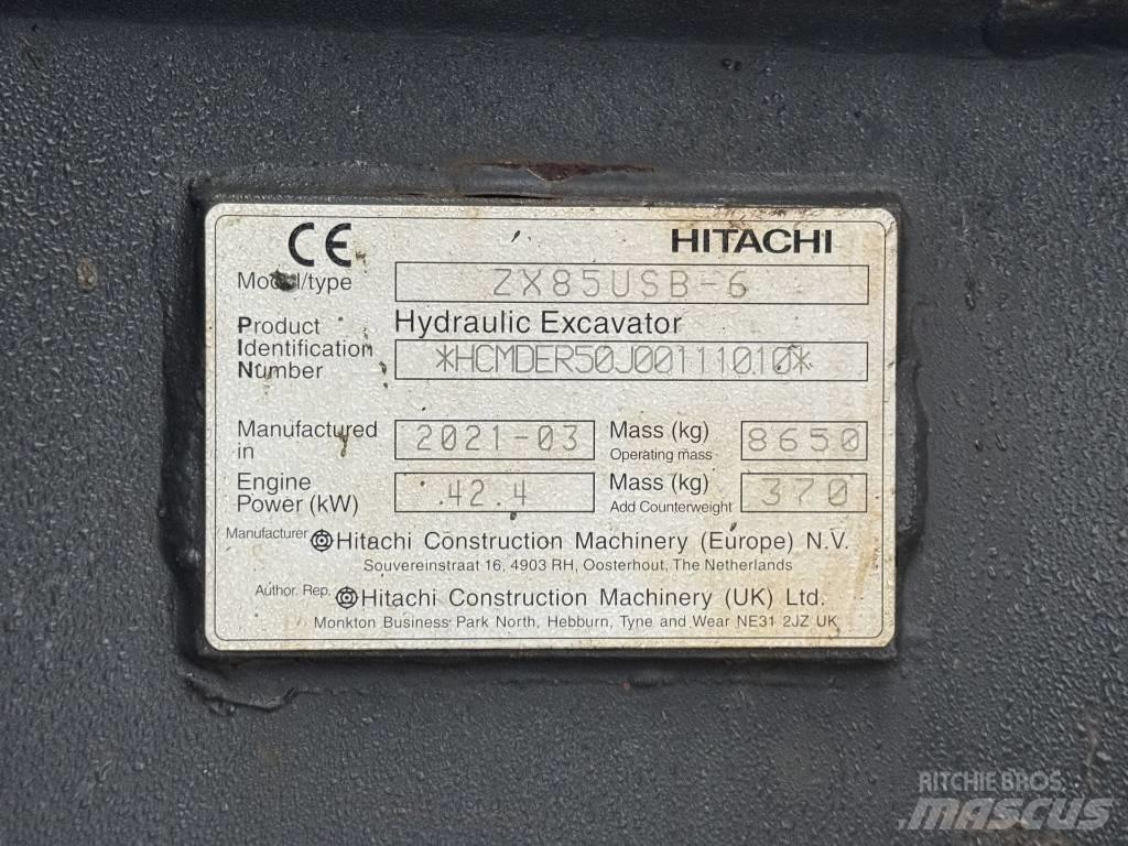 Hitachi ZX 85 US B-6 Midi bagri 7t – 12t