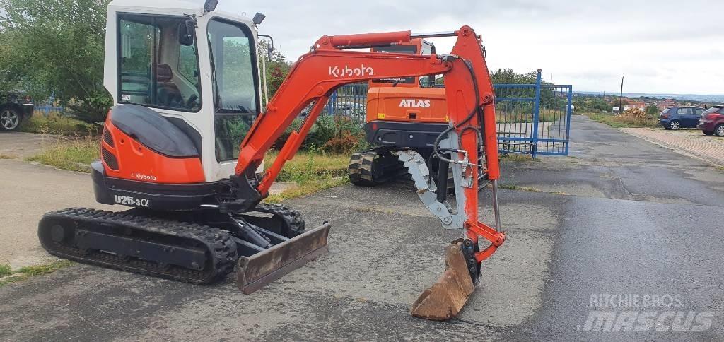 Kubota U 25-3 Mini bagri <7t