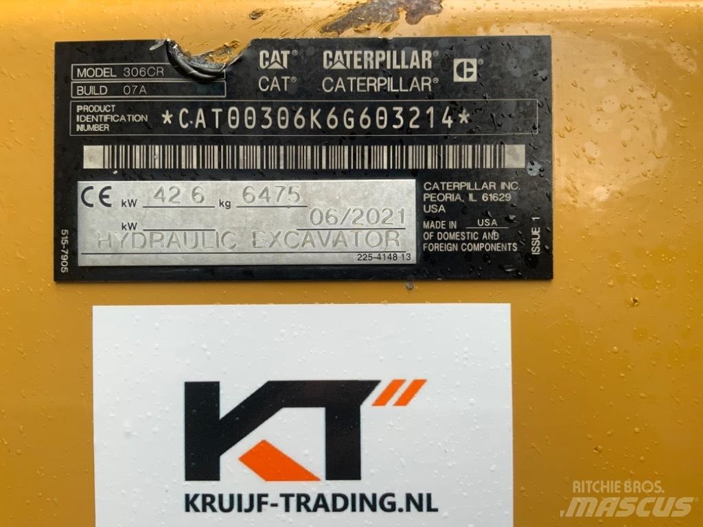 CAT erpillar 306 CR Mini bagri <7t