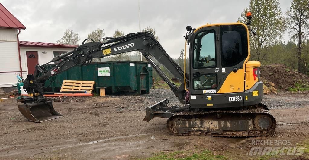 Volvo ECR 58 D Mini bagri <7t
