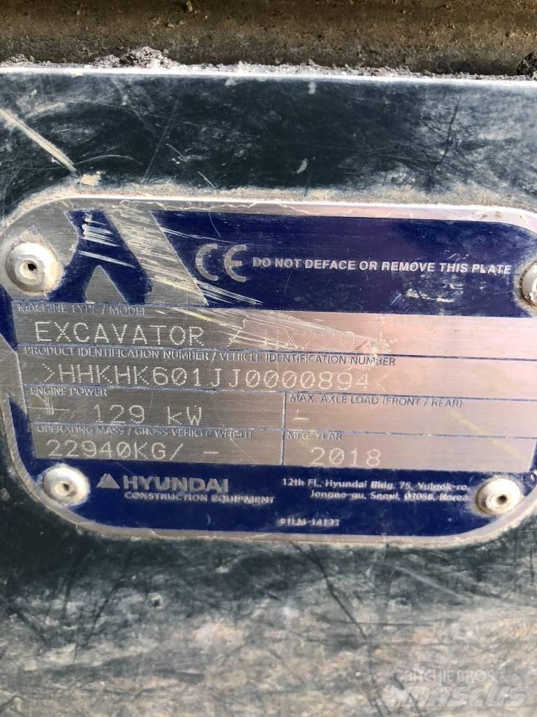 Hyundai HX 220 L Bagri goseničarji