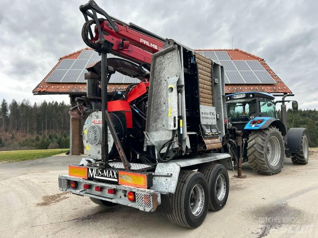 Mus-Max 8XL Cepilniki, lesni drobilci, in žage