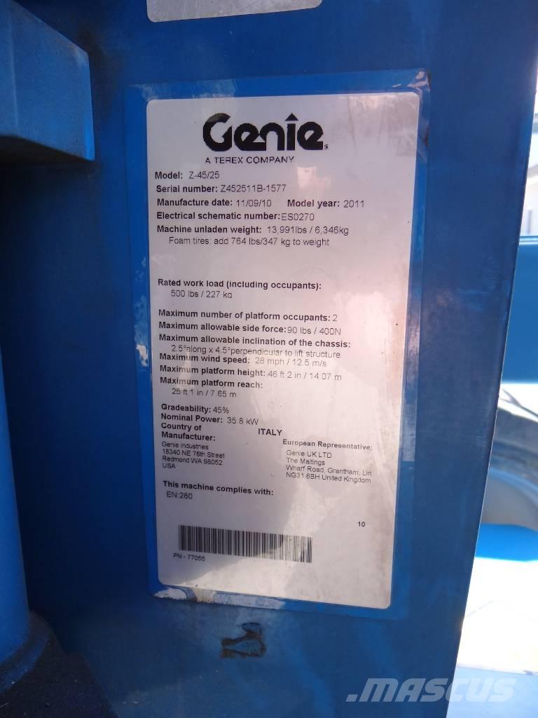 Genie Z 45/25 J RT Zglobne dvižne ploščadi