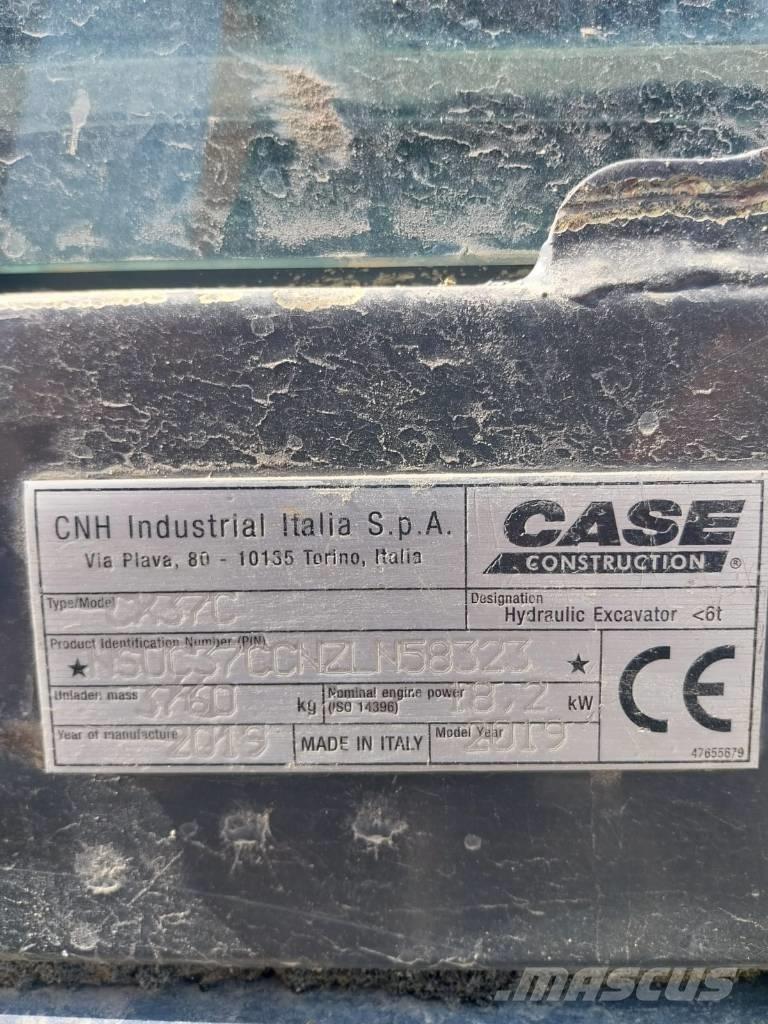 CASE CX 37 C Mini bagri <7t