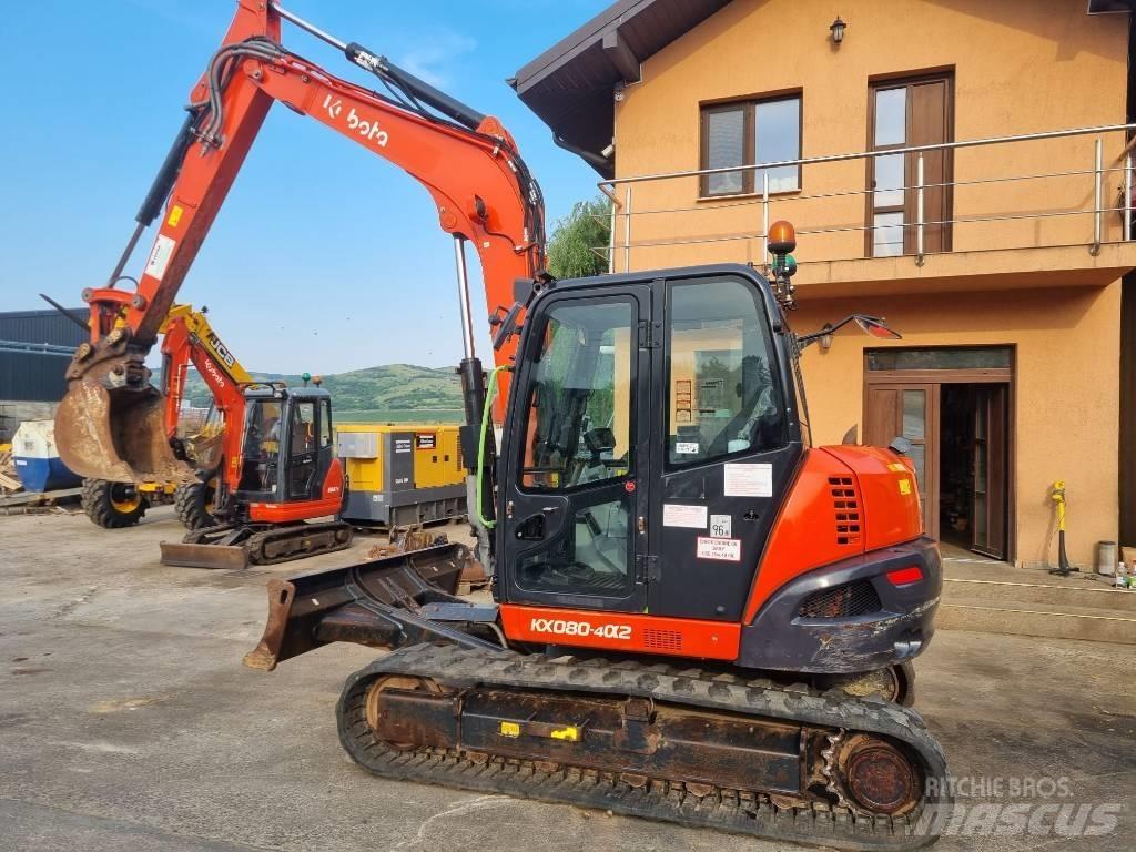 Kubota KX 80-4 Midi bagri 7t – 12t
