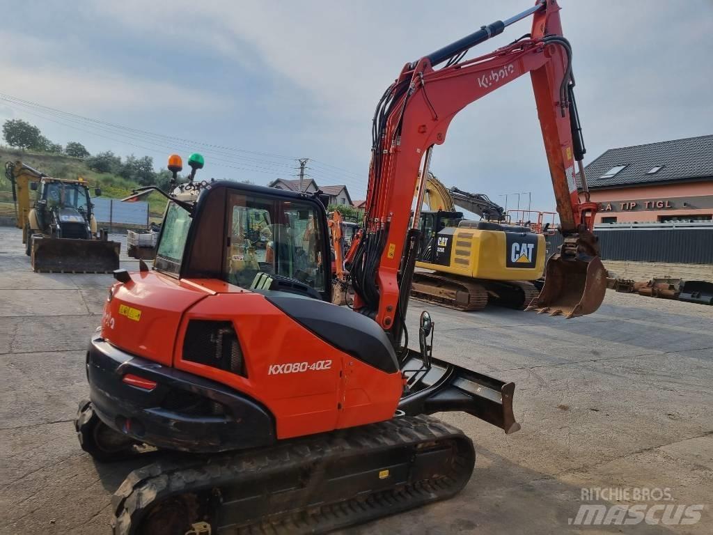 Kubota KX 80-4 Midi bagri 7t – 12t