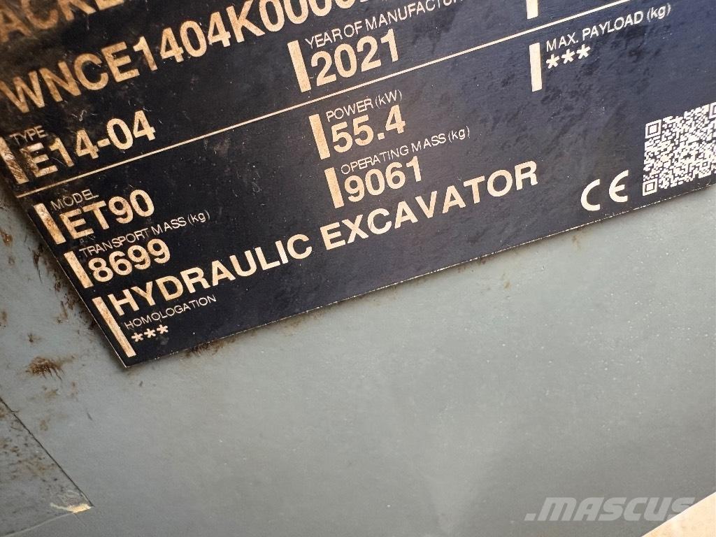 Wacker Neuson ET 90 Midi bagri 7t – 12t