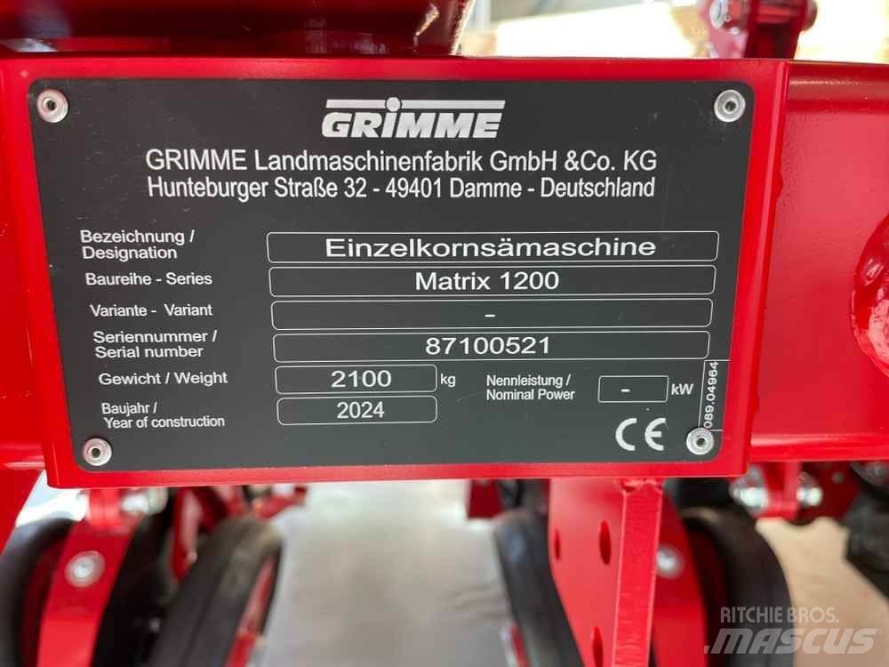 Grimme MATRIX 1200 Drugi kmetijski stroji