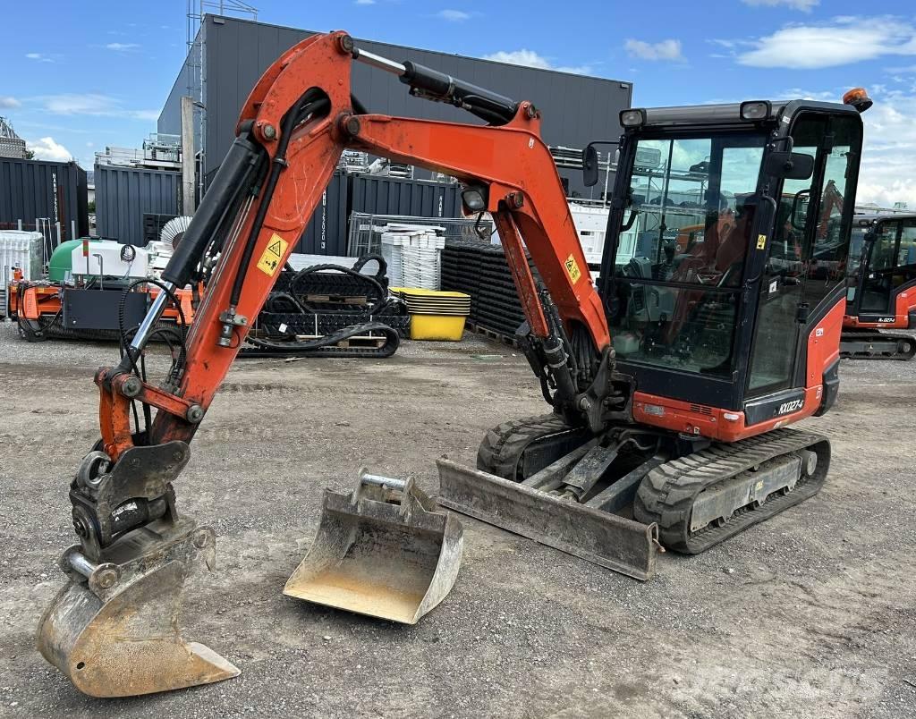 Kubota KX 027 Mini bagri <7t