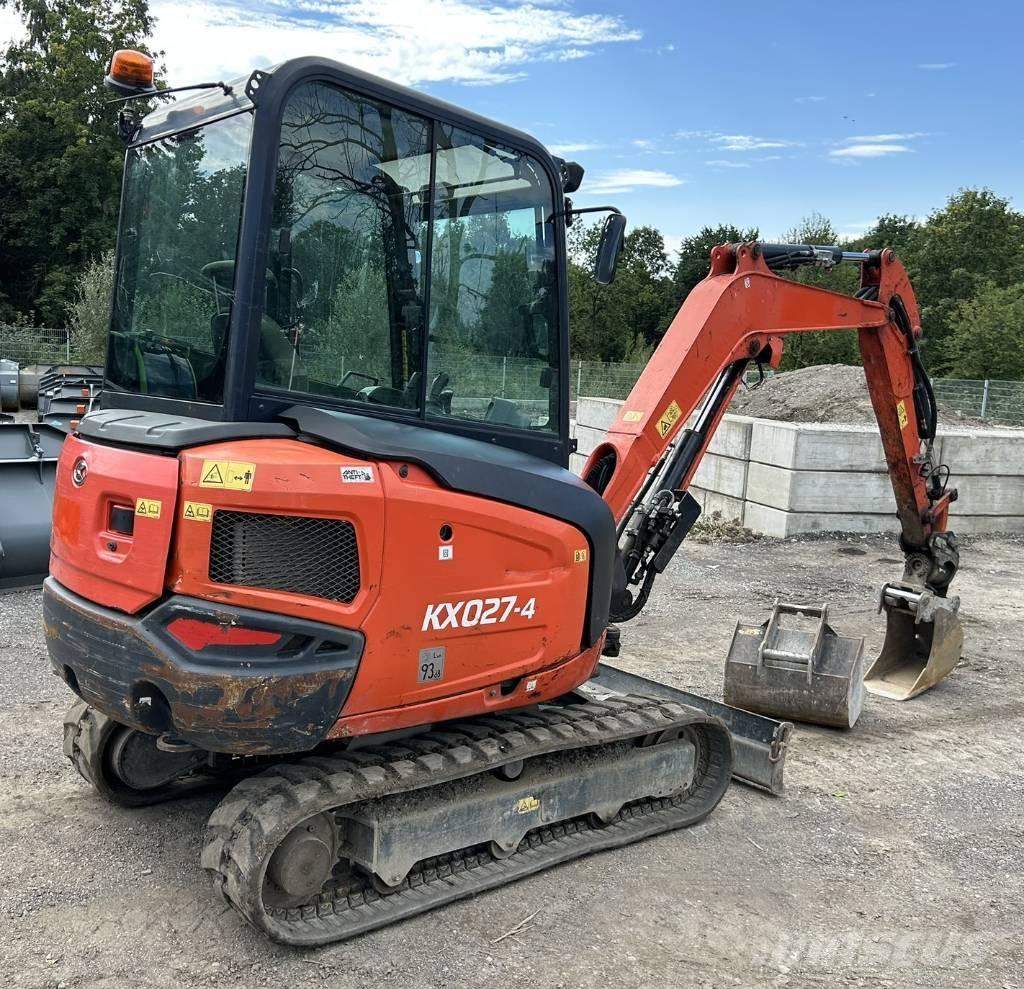 Kubota KX 027 Mini bagri <7t