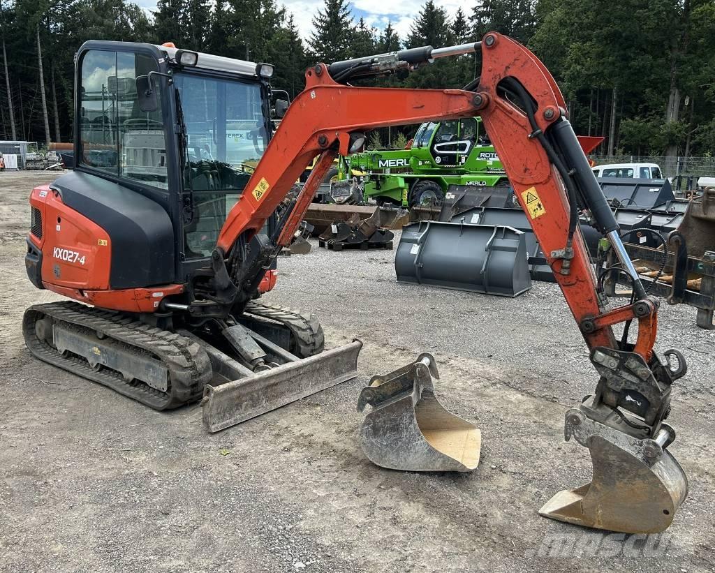 Kubota KX 027 Mini bagri <7t