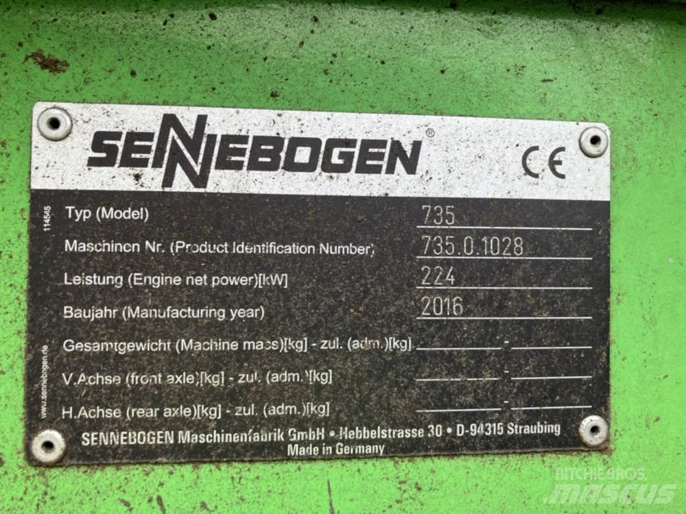 Sennebogen 735E Bagri za prekladanje primarnih/sekundarnih surovin