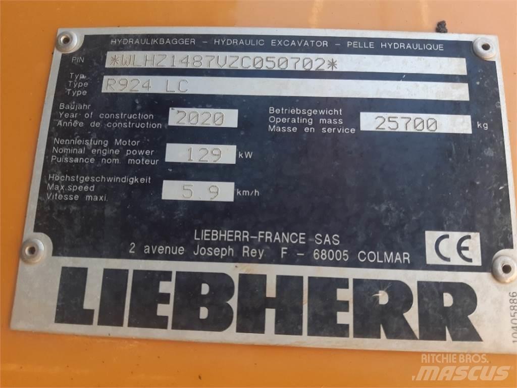 Liebherr R924 Bagri goseničarji