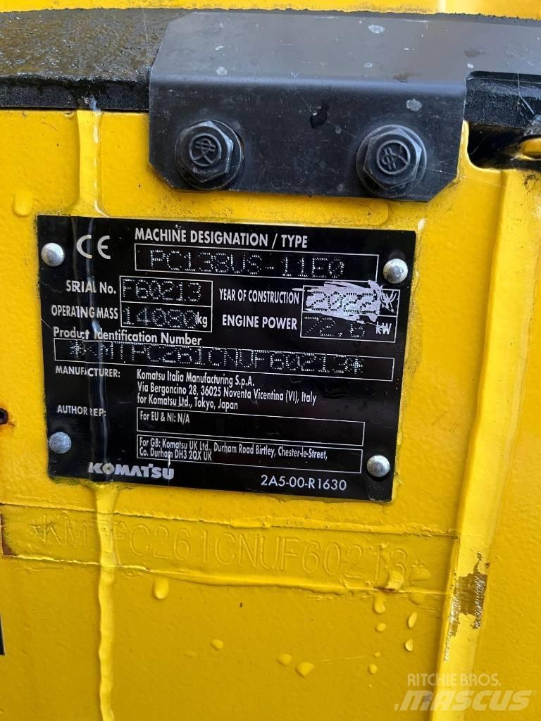 Komatsu PC138US-11 Bagri goseničarji