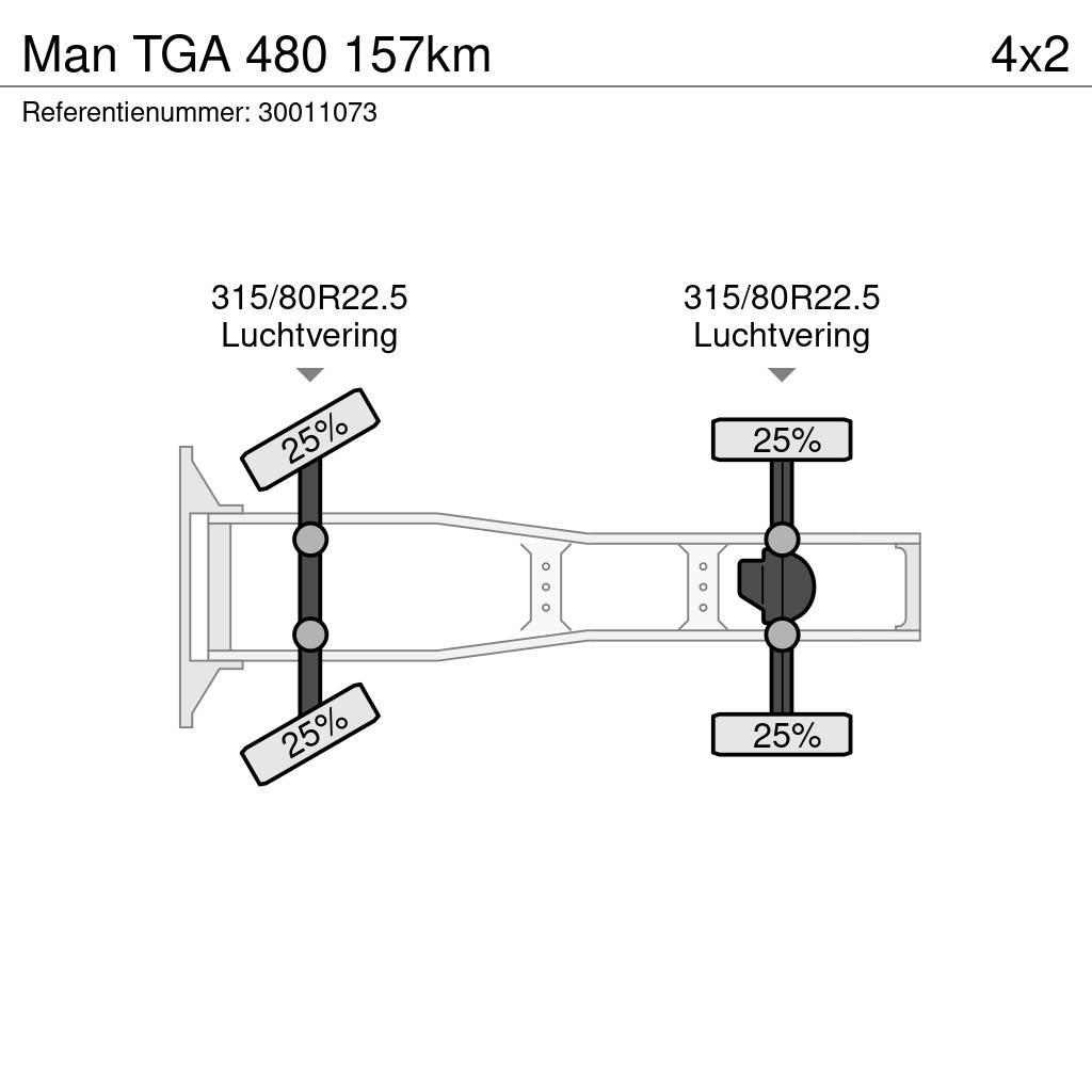MAN TGA 480 157km Vlačilci