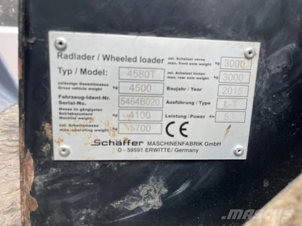 Schäffer 4580T Teleskopski kolesni nakladalci