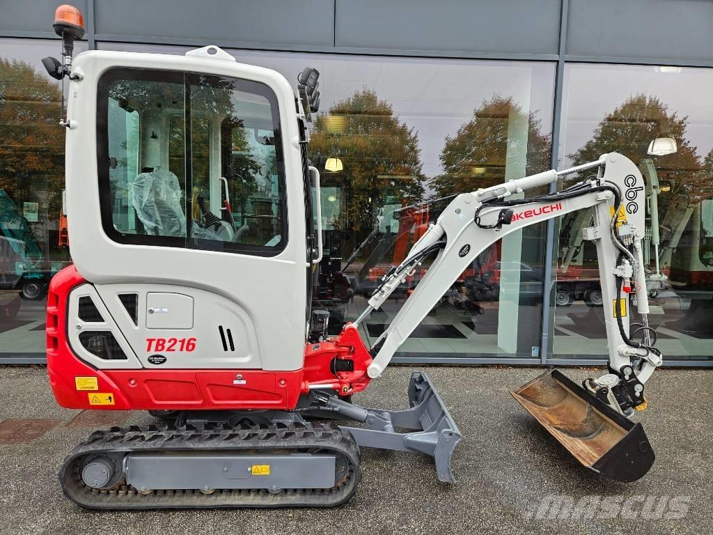 Takeuchi TB 216 Mini bagri <7t