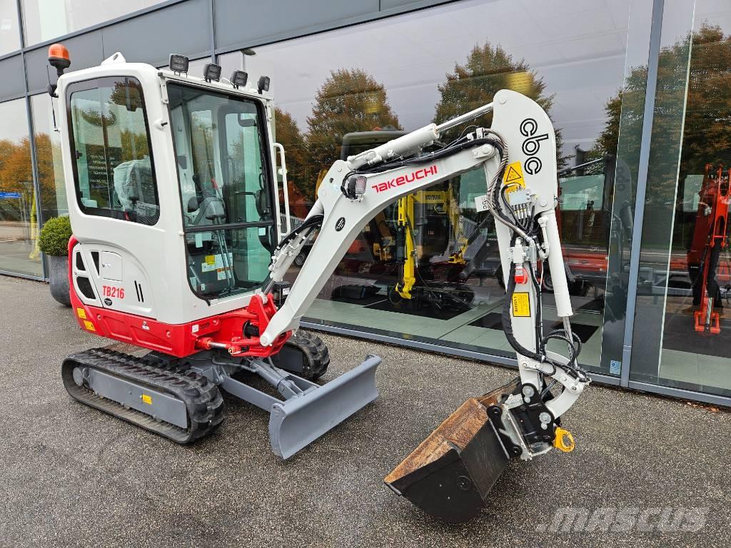 Takeuchi TB 216 Mini bagri <7t