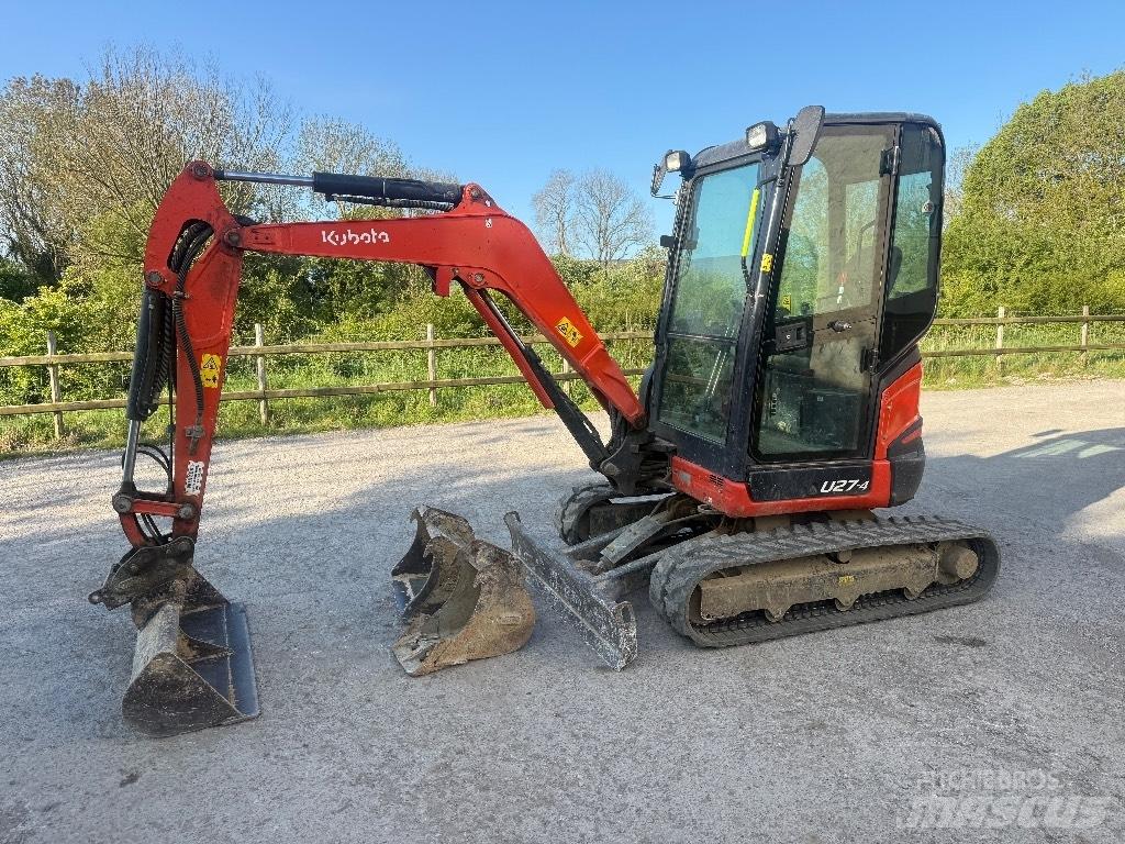 Kubota U 27-4 Mini bagri <7t