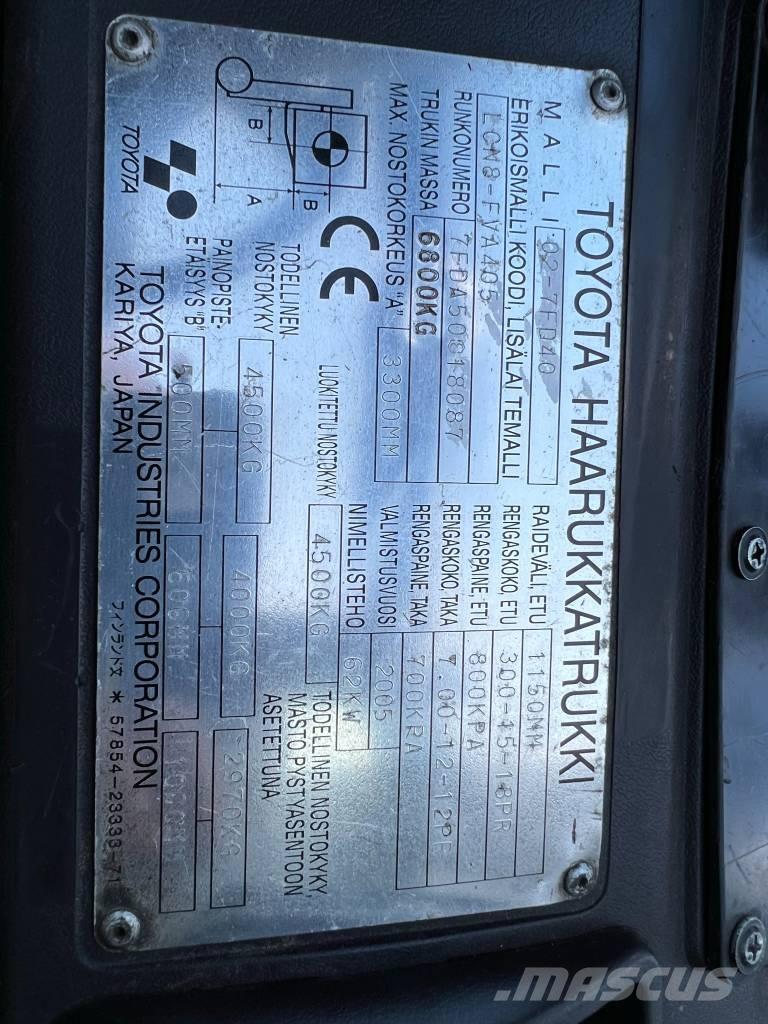 Toyota 02-7 FD 40 Dizelski viličarji