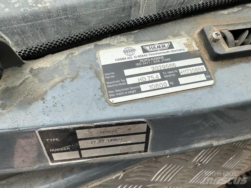 Hamm HD 75.4 Dvojni valjarji