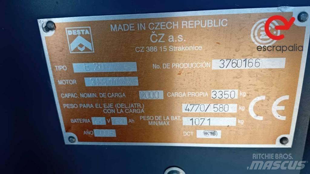 Desta E20 Teleskopski viličarji