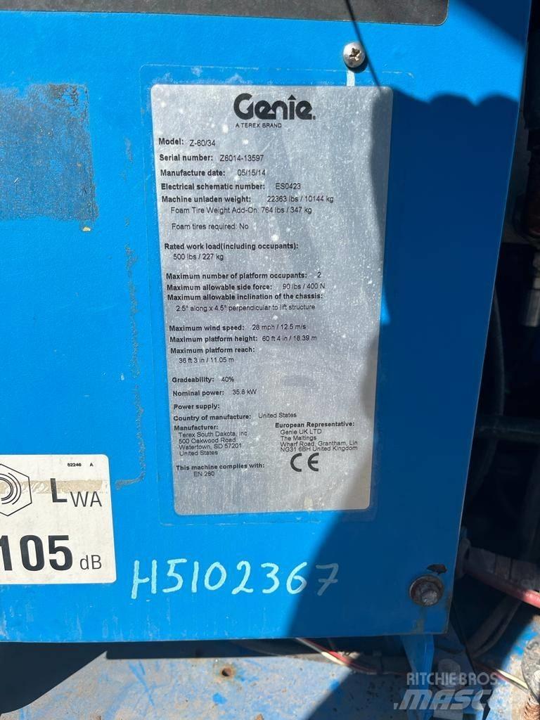 Genie Z 60/34 Zglobne dvižne ploščadi