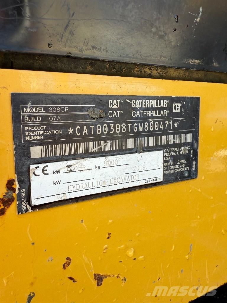 CAT 308 CR Midi bagri 7t – 12t