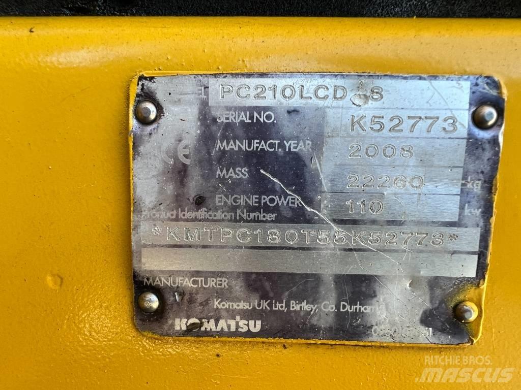 Komatsu PC 210 LCD-8 Bagri goseničarji
