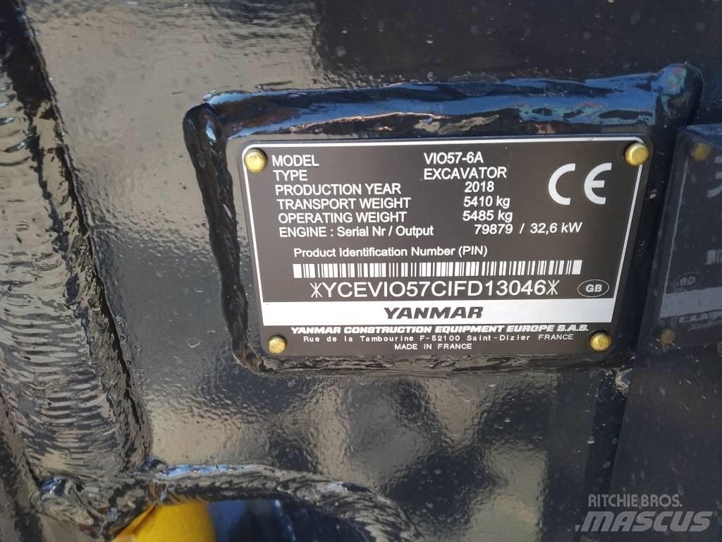 Yanmar Vio 57 Mini bagri <7t