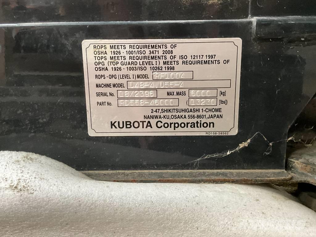 Kubota U 48-4 / U 55-4 Kabine in notranjost