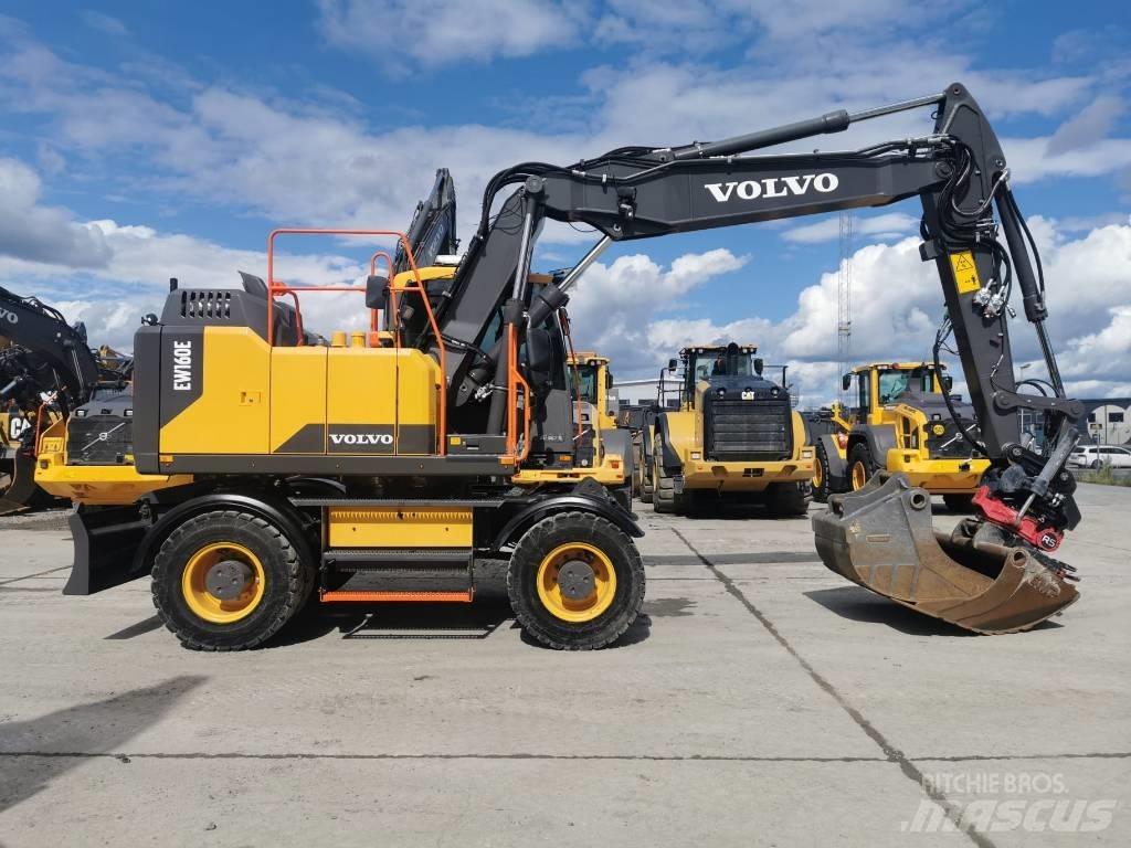 Volvo EW 160 E Bagri na kolesih