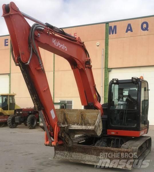 Kubota KX 080-4 Midi bagri 7t – 12t