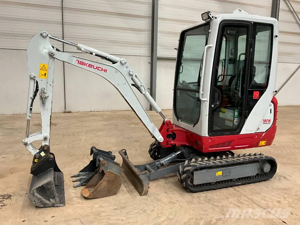 Takeuchi TB 216 Mini bagri <7t