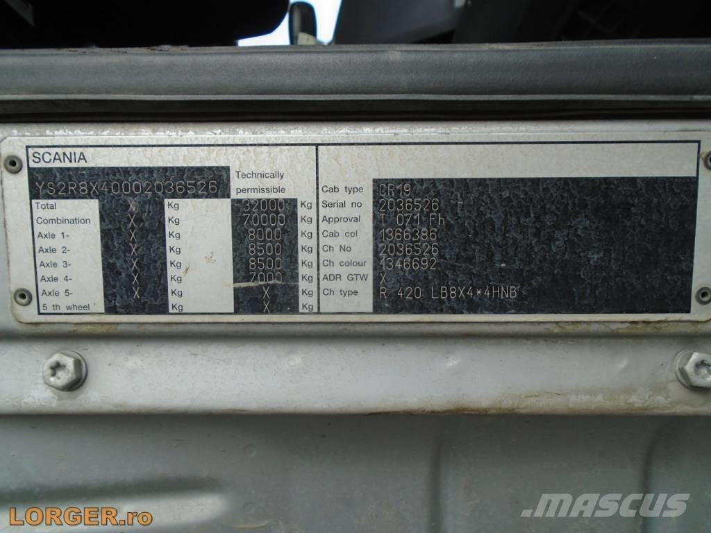 Scania R 420 Avtomešalci za beton