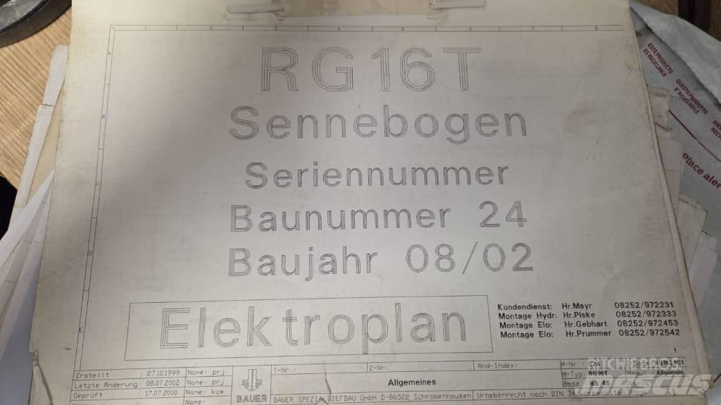 Bauer RTG 16T Vibracijski nabijalci pilotov