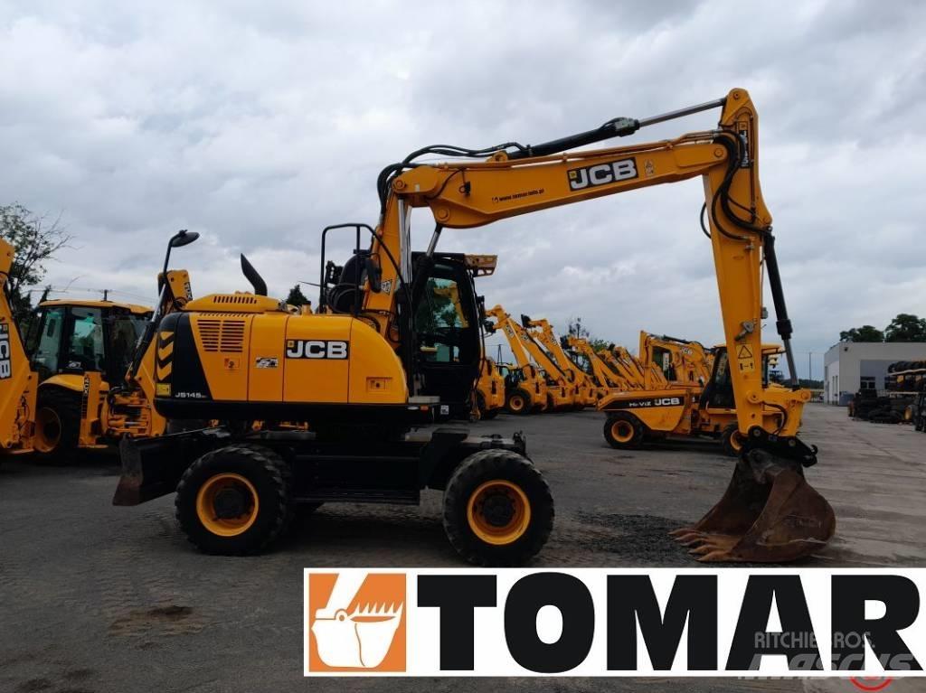 JCB JS 145 W Bagri na kolesih