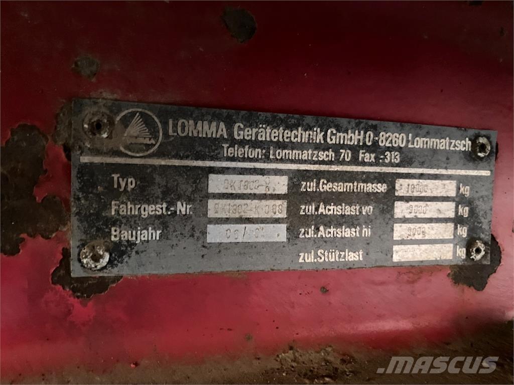 Lomma DK 1802-K Druge prikolice