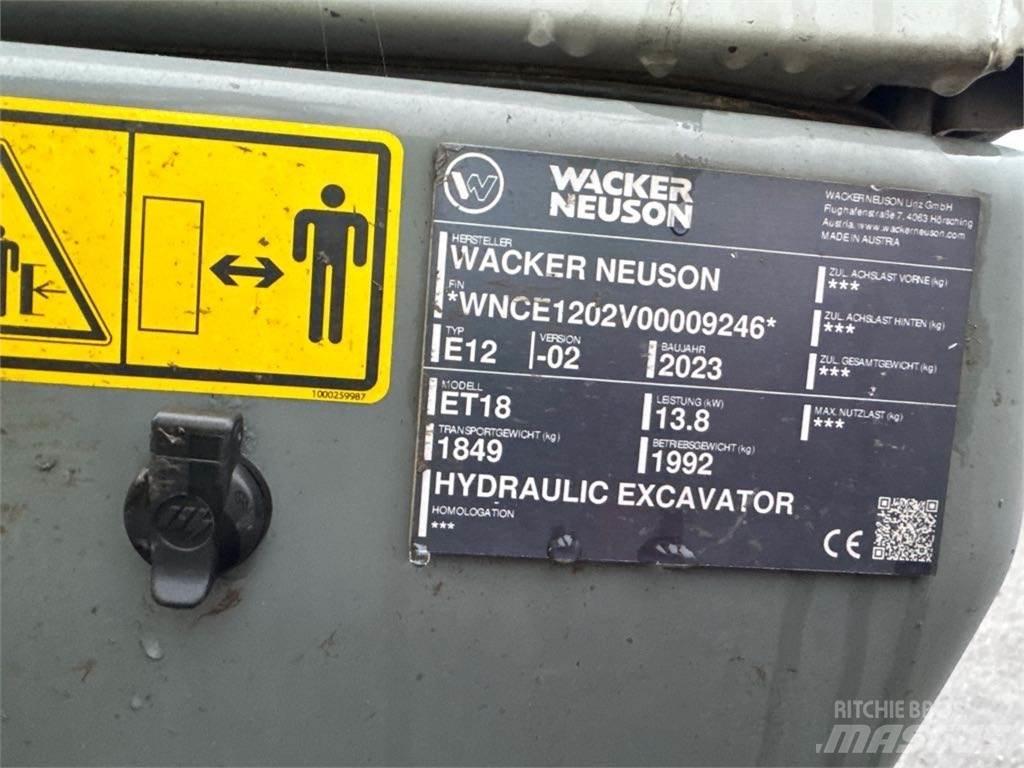 Wacker Neuson ET18 Bagri goseničarji