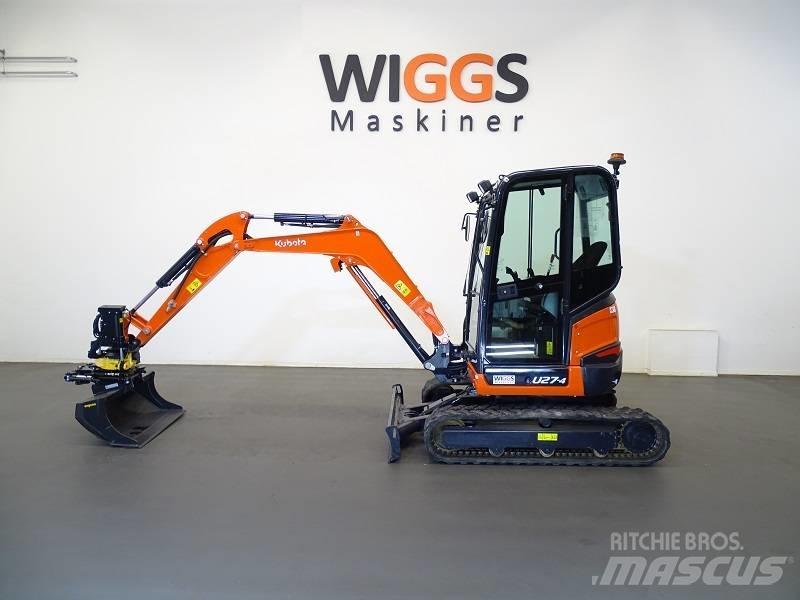 Kubota U 27-4 Mini bagri <7t