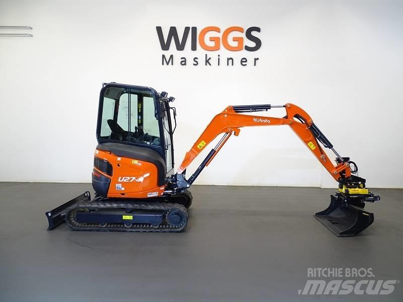 Kubota U 27-4 Mini bagri <7t