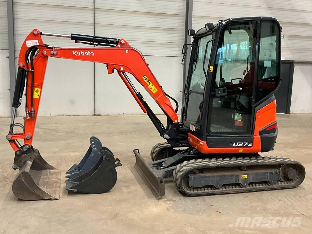 Kubota U 27-4 HI Mini bagri <7t