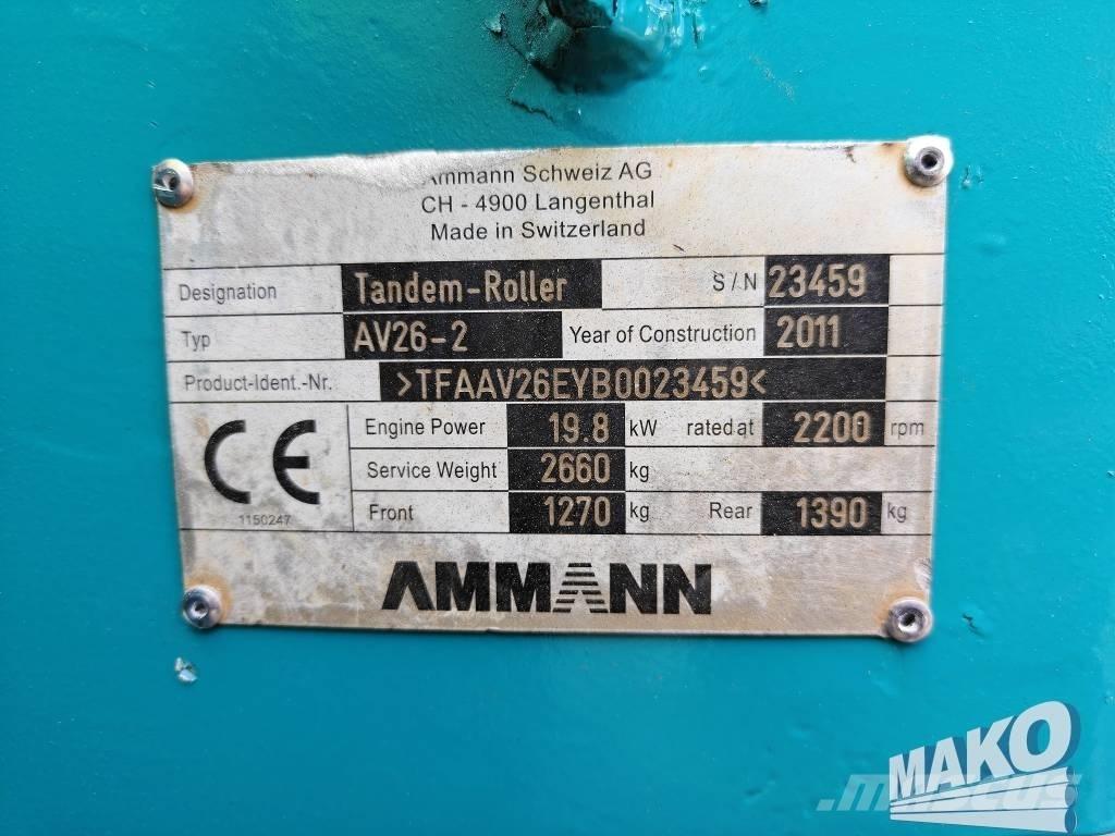 Ammann AV 26-2 Dvojni valjarji