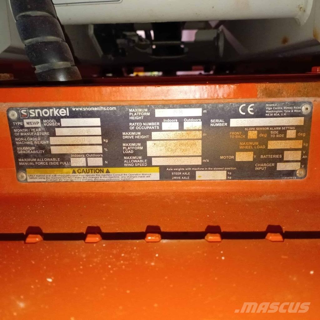 Snorkel S 3219 E Škarjaste dvižne ploščadi