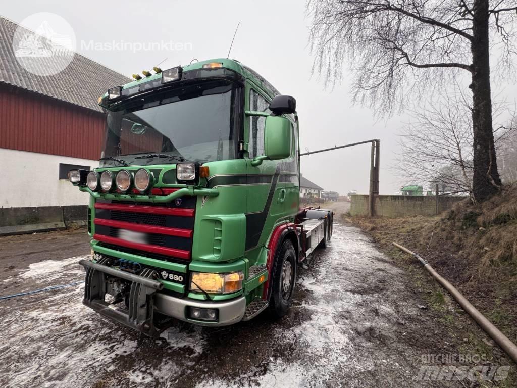 Scania R 164-580 Kotalni prekucni tovornjaki