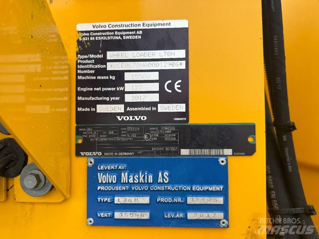 Volvo L 70 H Kolesni nakladalci