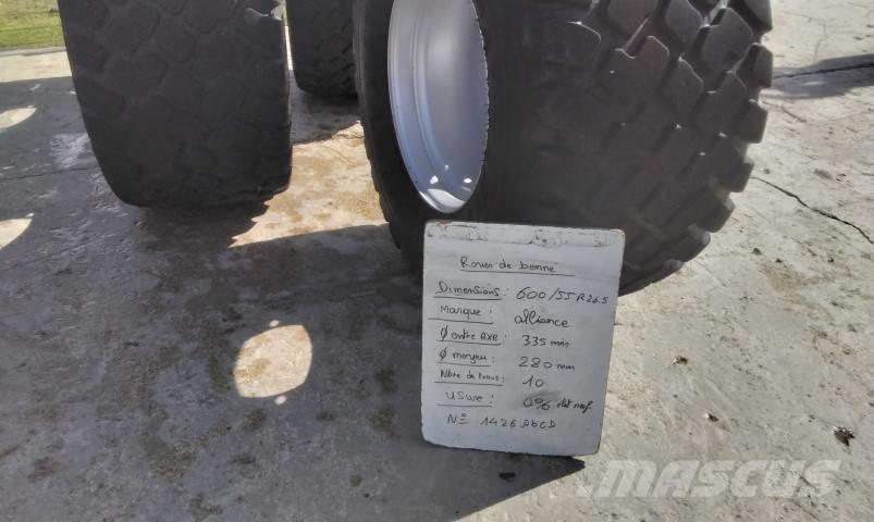 Alliance 600/55R26.5 Gume, kolesa in platišča