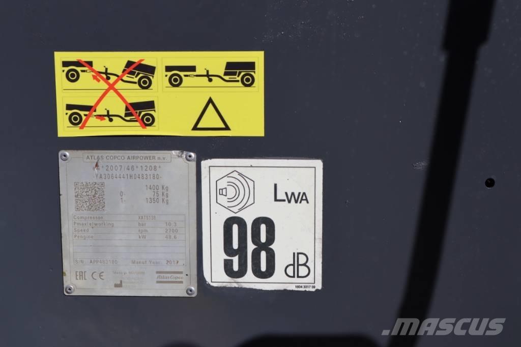 Atlas Copco XATS138 Kompresorji
