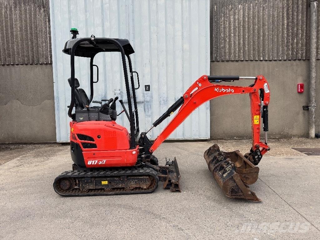 Kubota U 17 Mini bagri <7t