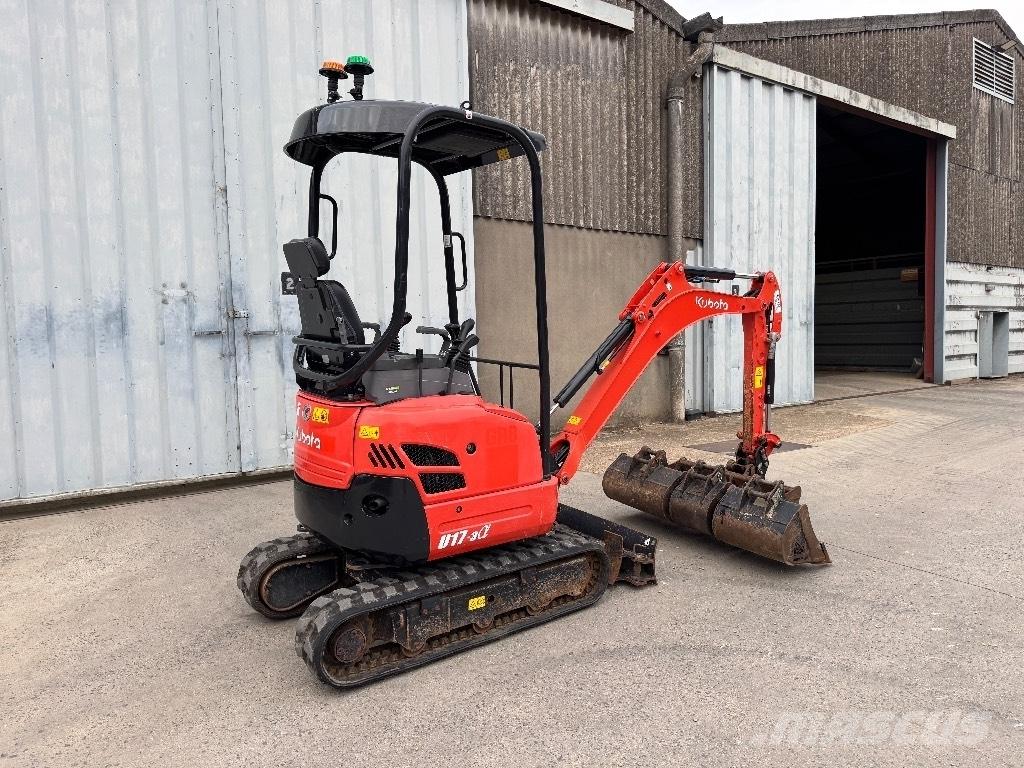 Kubota U 17 Mini bagri <7t